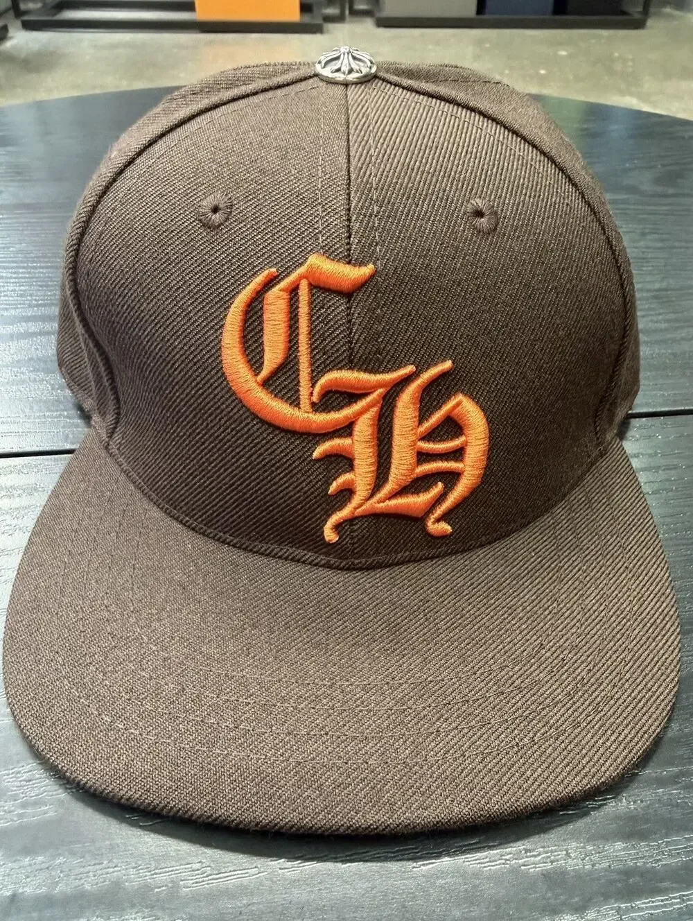 Chrome Hearts CH Brown Baseball Hat